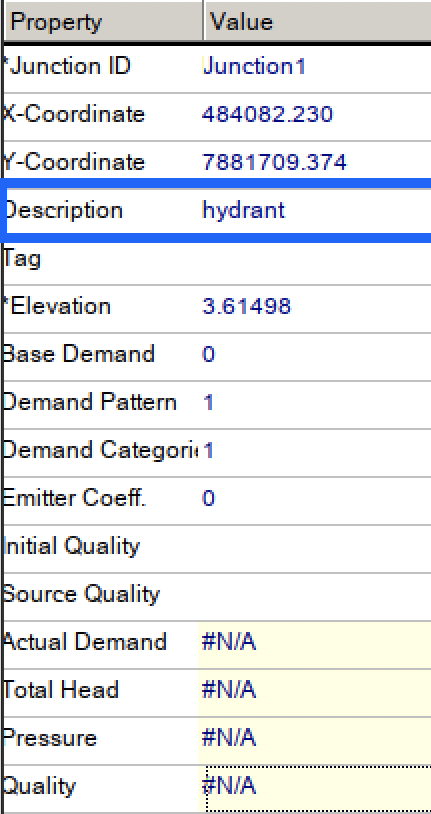 Importing Hydrants - adding hydrant to description - Creating model - Qatium Help Center